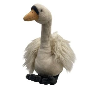 Jellycat Plush Swan 14" Solange White Stuffed Animal Bird Goose With Tag